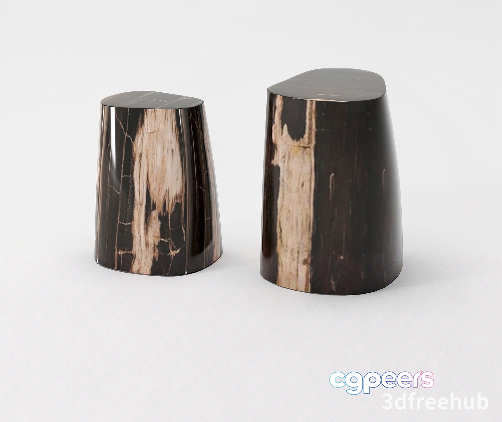 Modern Marble Side Tables 3D Model - 20539 - VRAY Render
