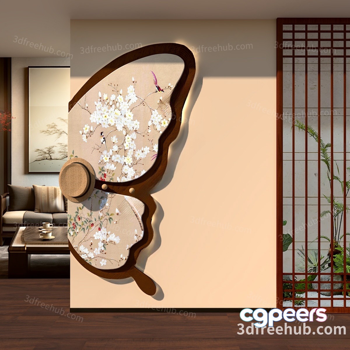 Modern Living Room 3D Model - 20793 - VRAY Render Modern Living Room 3D Model - 20793 - VRAY Render