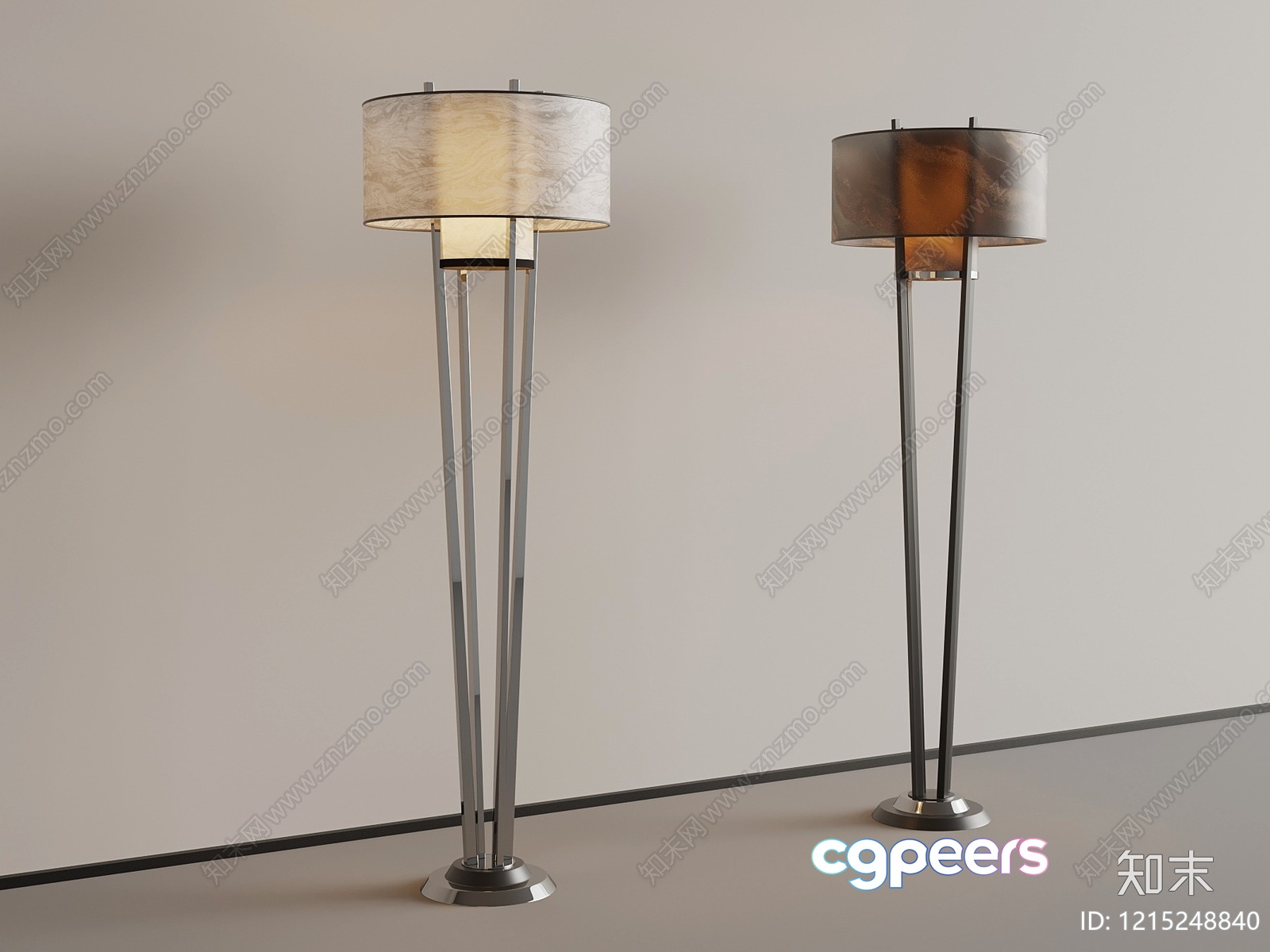 Modern Floor Lamps 3D Model - 16647 - VRAY Render Modern Floor Lamps 3D Model - 16647 - VRAY Render