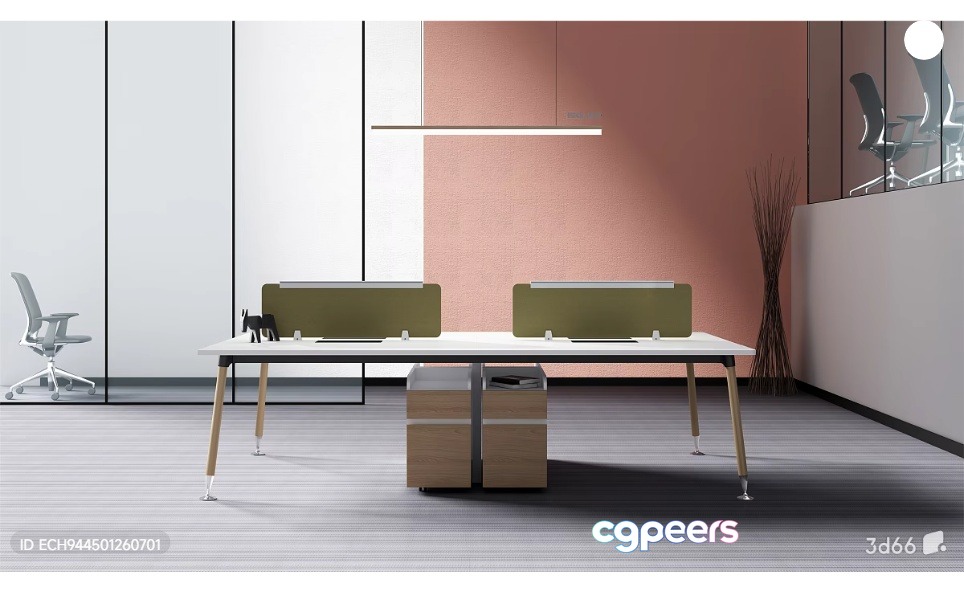 Modern Office Space 3D Model - 5926 - VRAY Render