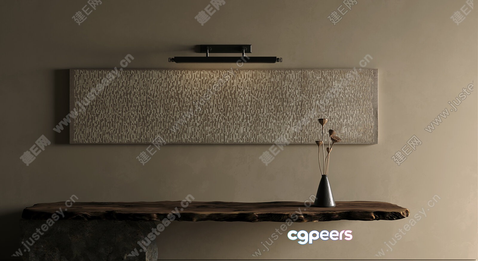 Modern Home Decor 3D Model - 4627 - VRAY Render