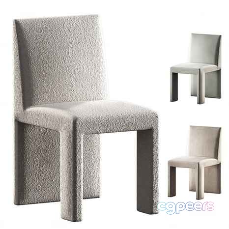 A Beige Chair 3D Model - 6267 - CORONA Render