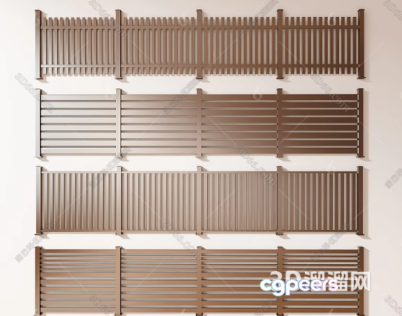 Wooden Slatted Wall Panels 3D Model - 10494 - VRAY Render Wooden Slatted Wall Panels 3D Model - 10494 - VRAY Render