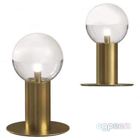 Gold Light Fixture 3D Model - 8436 - CORONA Render