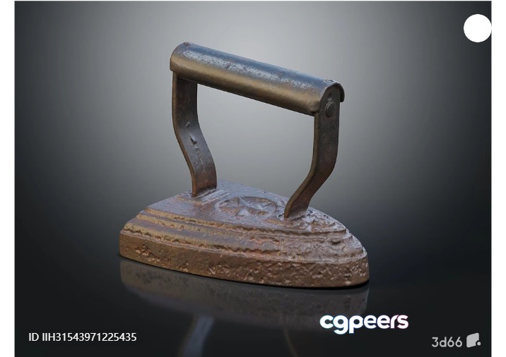 Rusty Iron 3D Model - 3376 - VRAY Render
