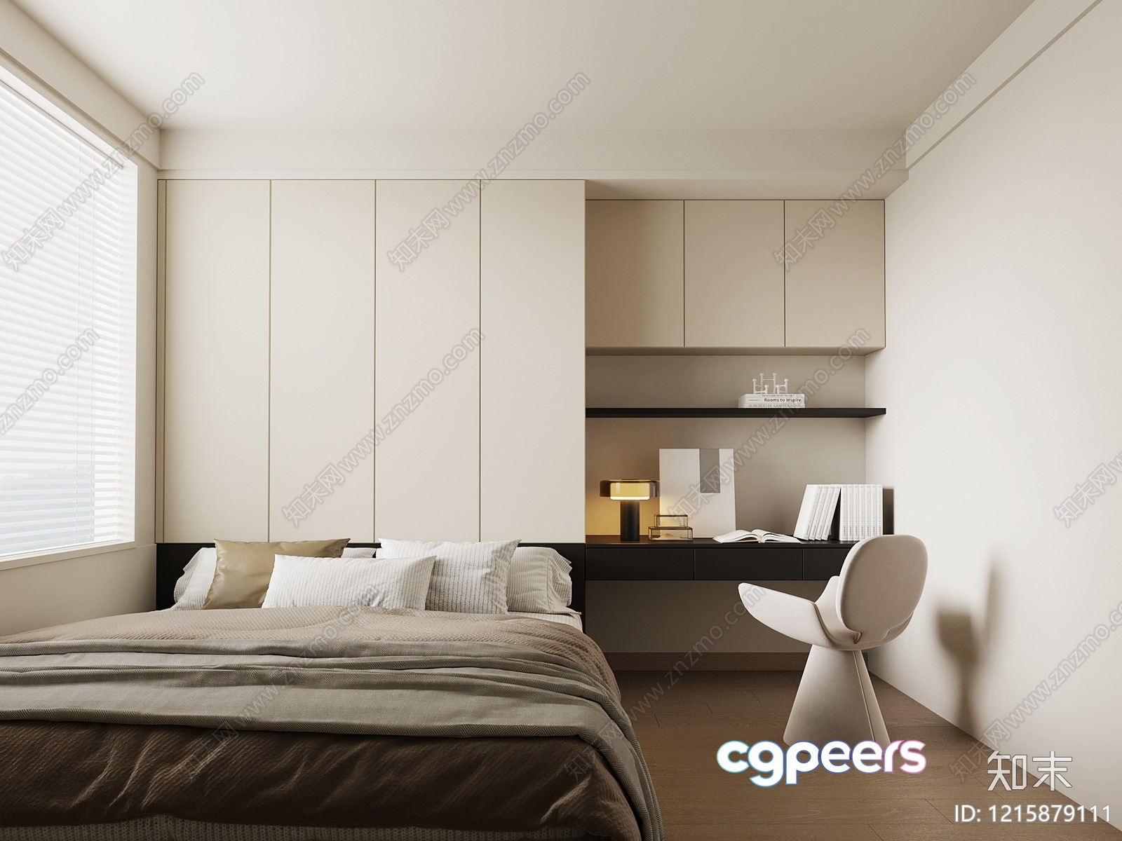 Cozy Bedroom 3D Model - 13770 - VRAY Render Cozy Bedroom 3D Model - 13770 - VRAY Render