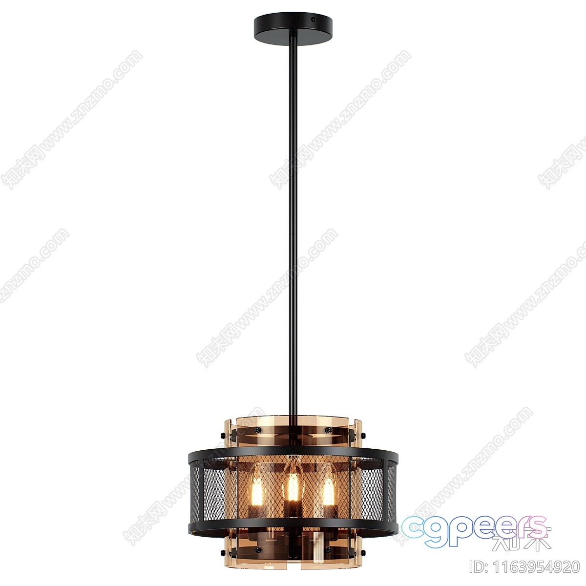 Gold Light Fixture 3D Model - 1304 - VRAY Render Gold Light Fixture 3D Model - 1304 - VRAY Render