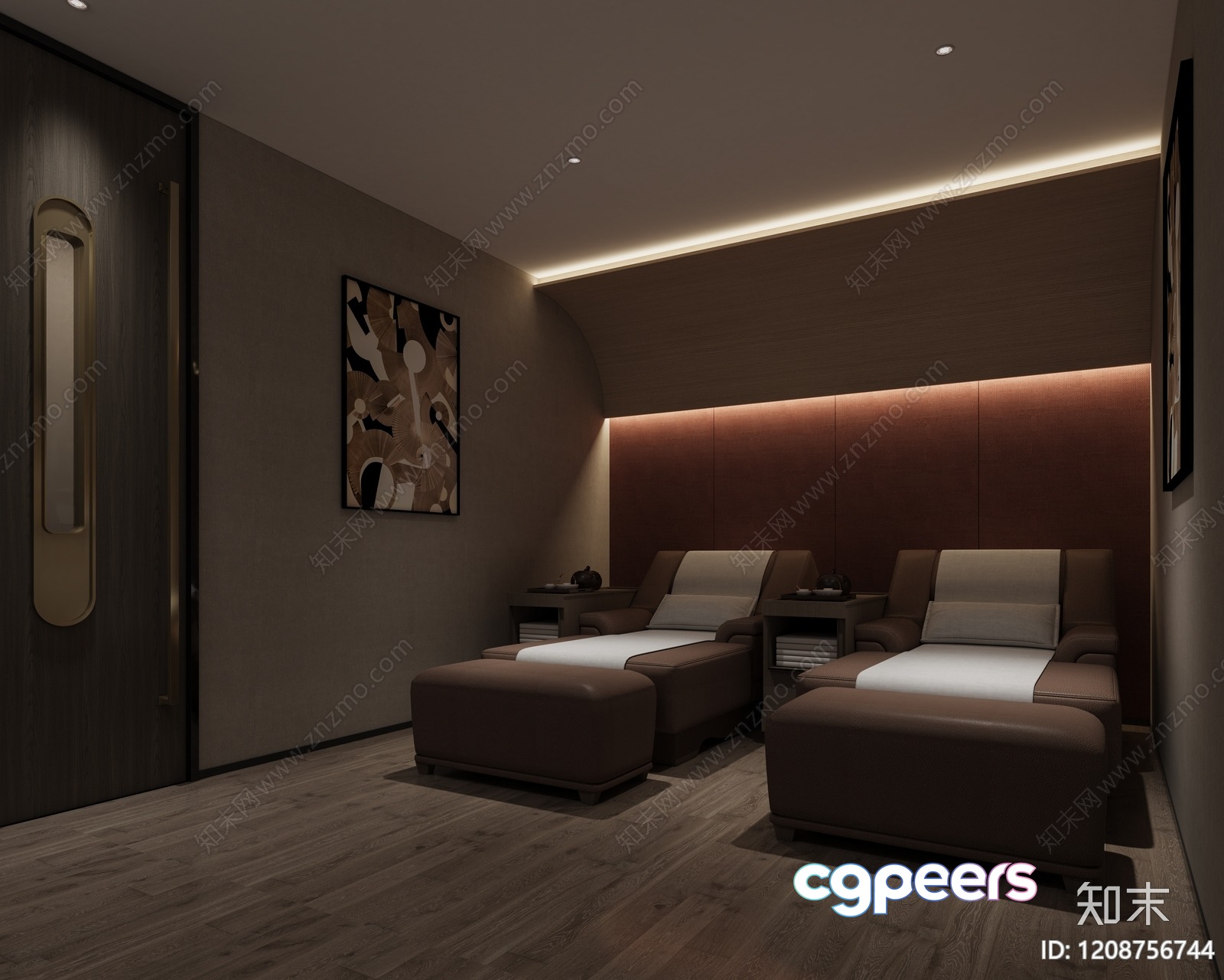 Modern Spa Room 3D Model - 20657 - VRAY Render Modern Spa Room 3D Model - 20657 - VRAY Render