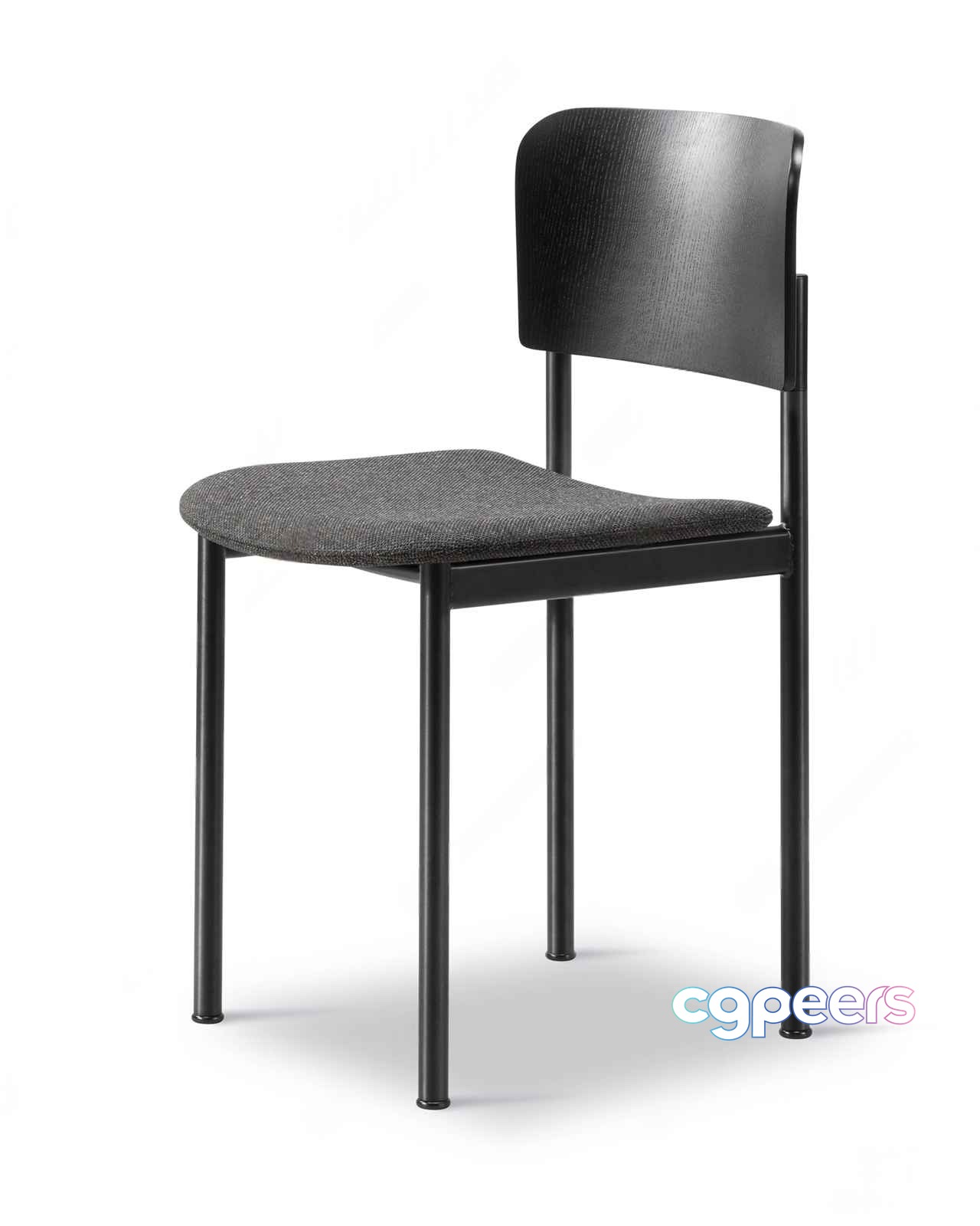 Simple Black Chair 3D Model - 5907 - CORONA Render Simple Black Chair 3D Model - 5907 - CORONA Render