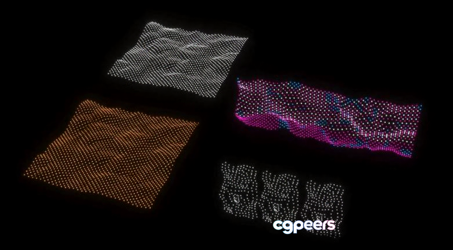 The Main Subject Is A Collection Of Dots In Different Colors 3D Model - 3032 - VRAY Render The Main Subject Is A Collection Of Dots In Different Colors 3D Model - 3032 - VRAY Render