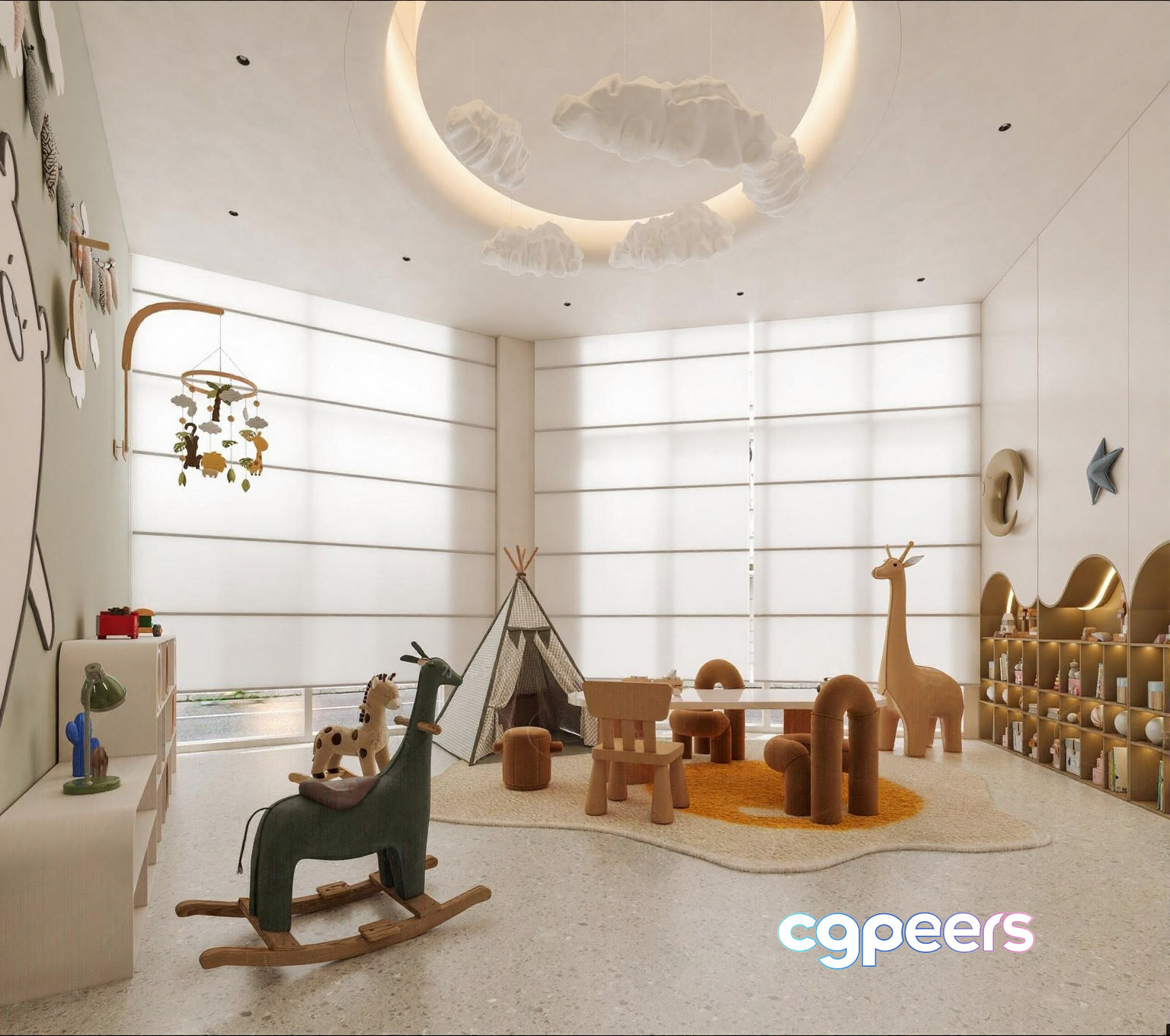 Modern Playroom 3D Model - 14569 - CORONA Render Modern Playroom 3D Model - 14569 - CORONA Render