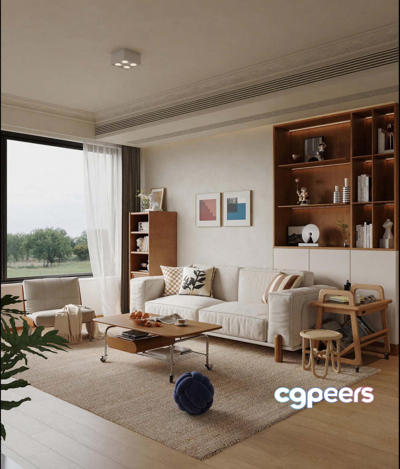 Modern Living Room 3D Model - 10254 - VRAY Render Modern Living Room 3D Model - 10254 - VRAY Render