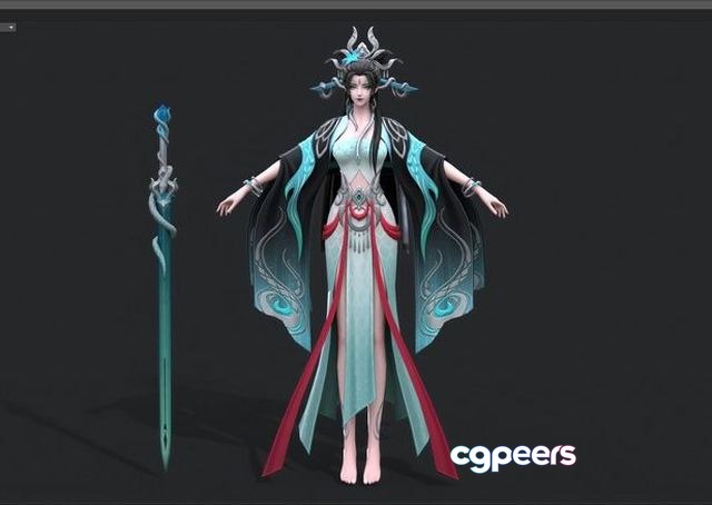 3D Game Assets - Swordman 3D Game Assets - Swordman