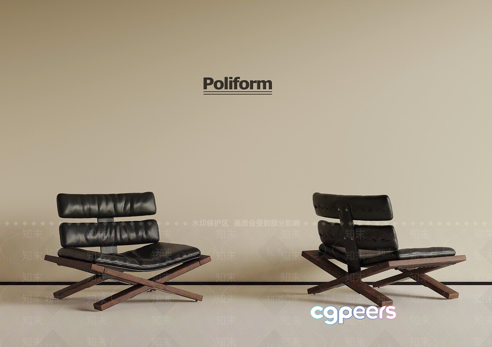 Wooden Chairs 3D Model - 586 - VRAY Render Wooden Chairs 3D Model - 586 - VRAY Render