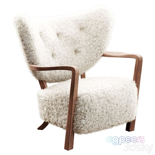 3ds Max Free - &Tradition Wulff Armchair 3ds Max Free - &Tradition Wulff Armchair