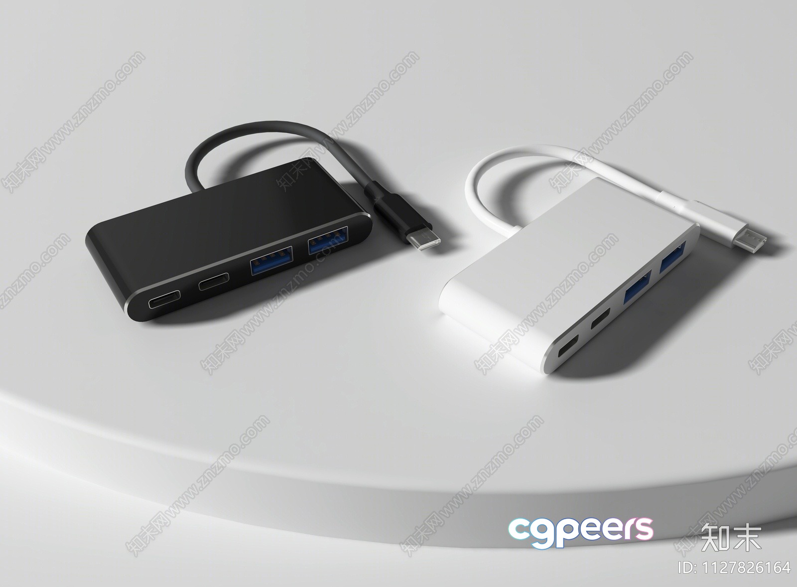 A Usb Hub With Multiple Ports 3D Model - 6497 - VRAY Render A Usb Hub With Multiple Ports 3D Model - 6497 - VRAY Render