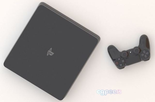3D Game Assets - PlayStation 4 Jet Black Low-poly 3D Game Assets - PlayStation 4 Jet Black Low-poly