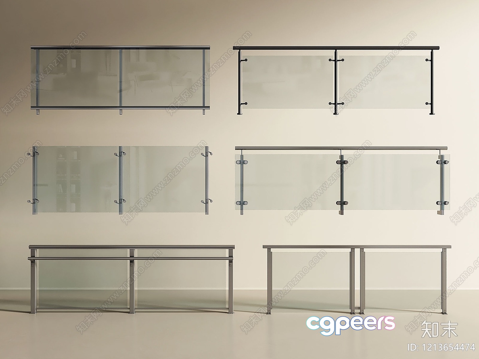 Modern Glass Furniture 3D Model - 15503 - VRAY Render Modern Glass Furniture 3D Model - 15503 - VRAY Render