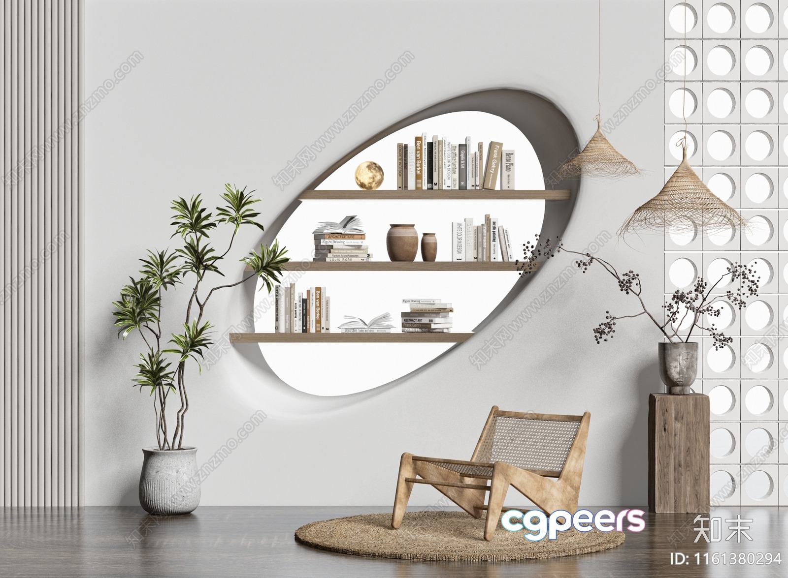 Cozy Modern Living Room 3D Model - 13220 - VRAY Render