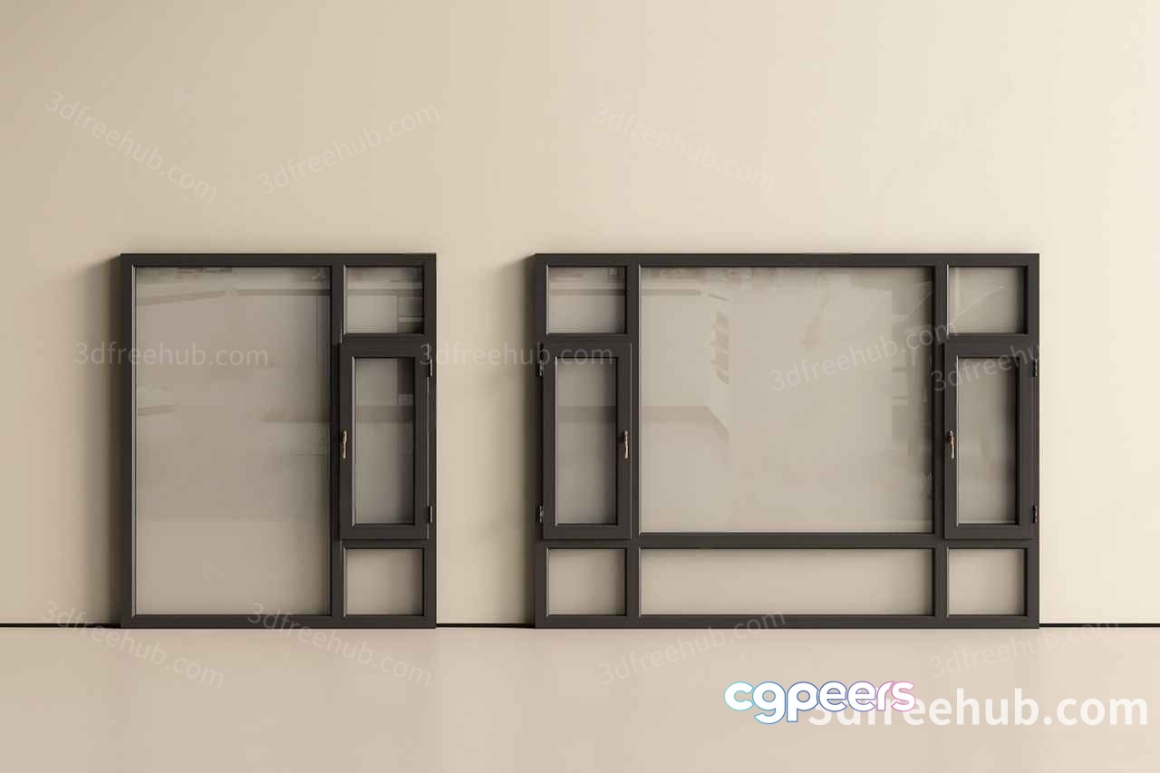 Modern Cabinet Set 3D Model - 19268 - VRAY Render Modern Cabinet Set 3D Model - 19268 - VRAY Render