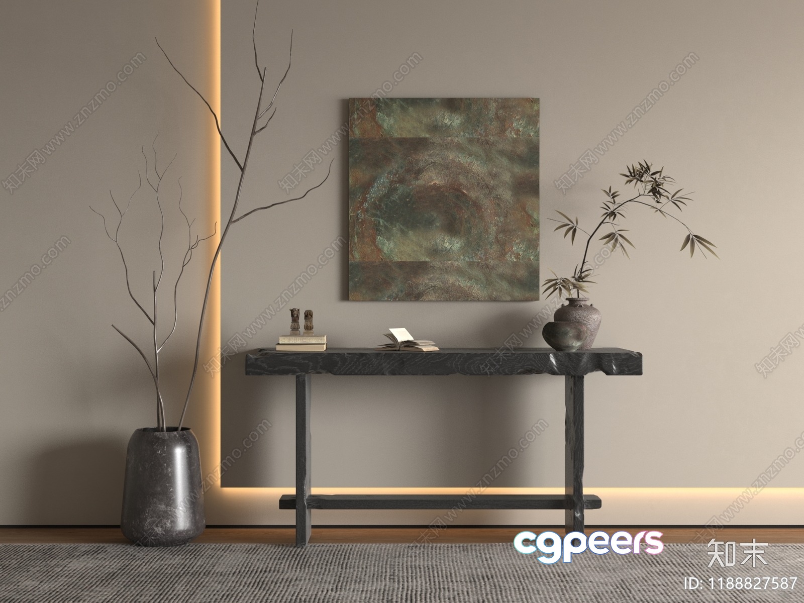 Minimalist Interior Design 3D Model - 16613 - VRAY Render