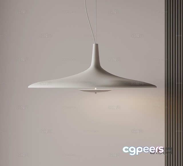 Modern White Light Fixture 3D Model - 23121 - VRAY Render Modern White Light Fixture 3D Model - 23121 - VRAY Render