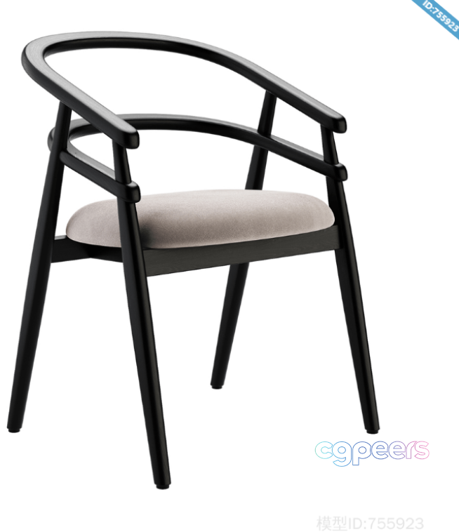 Wooden Chair 3D Model - 1457 - VRAY Render