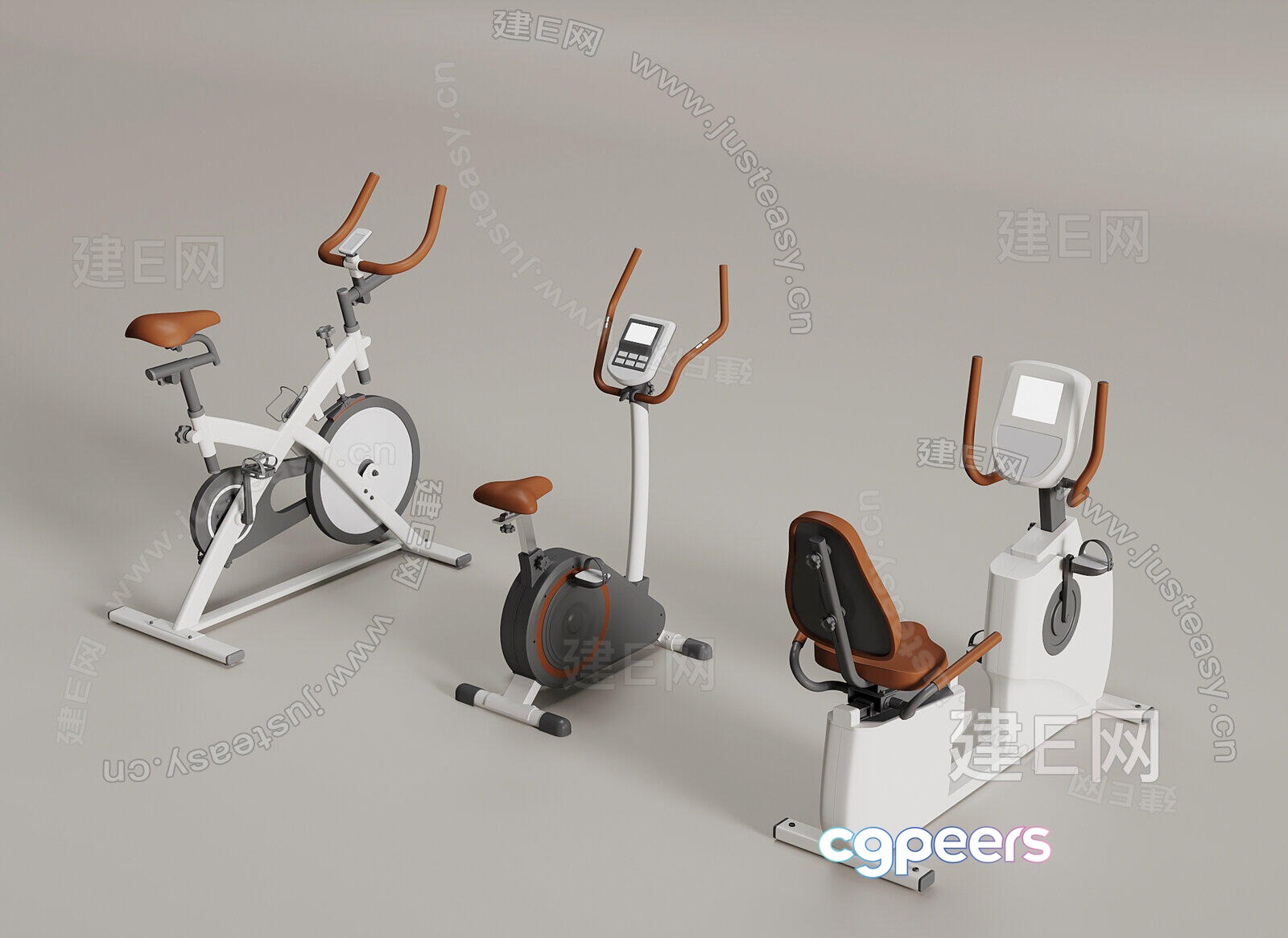 Modern Exercise Bike 3D Model - 8320 - VRAY Render Modern Exercise Bike 3D Model - 8320 - VRAY Render