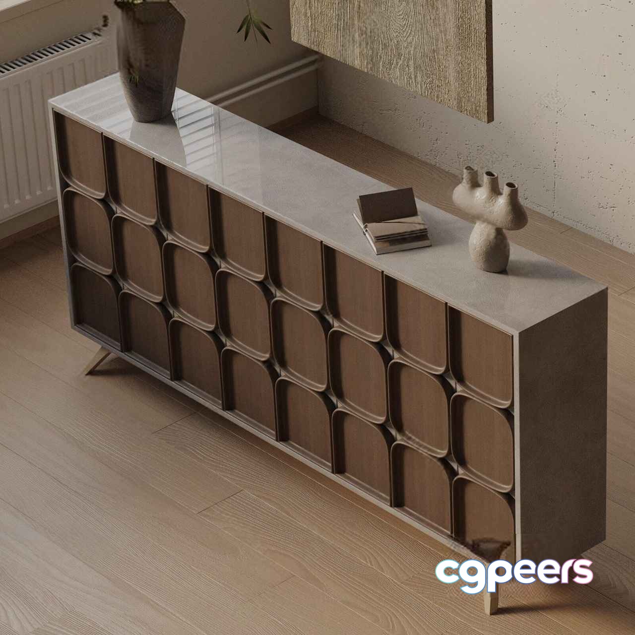 A Modern Sideboard 3D Model - 15400 - VRAY Render A Modern Sideboard 3D Model - 15400 - VRAY Render
