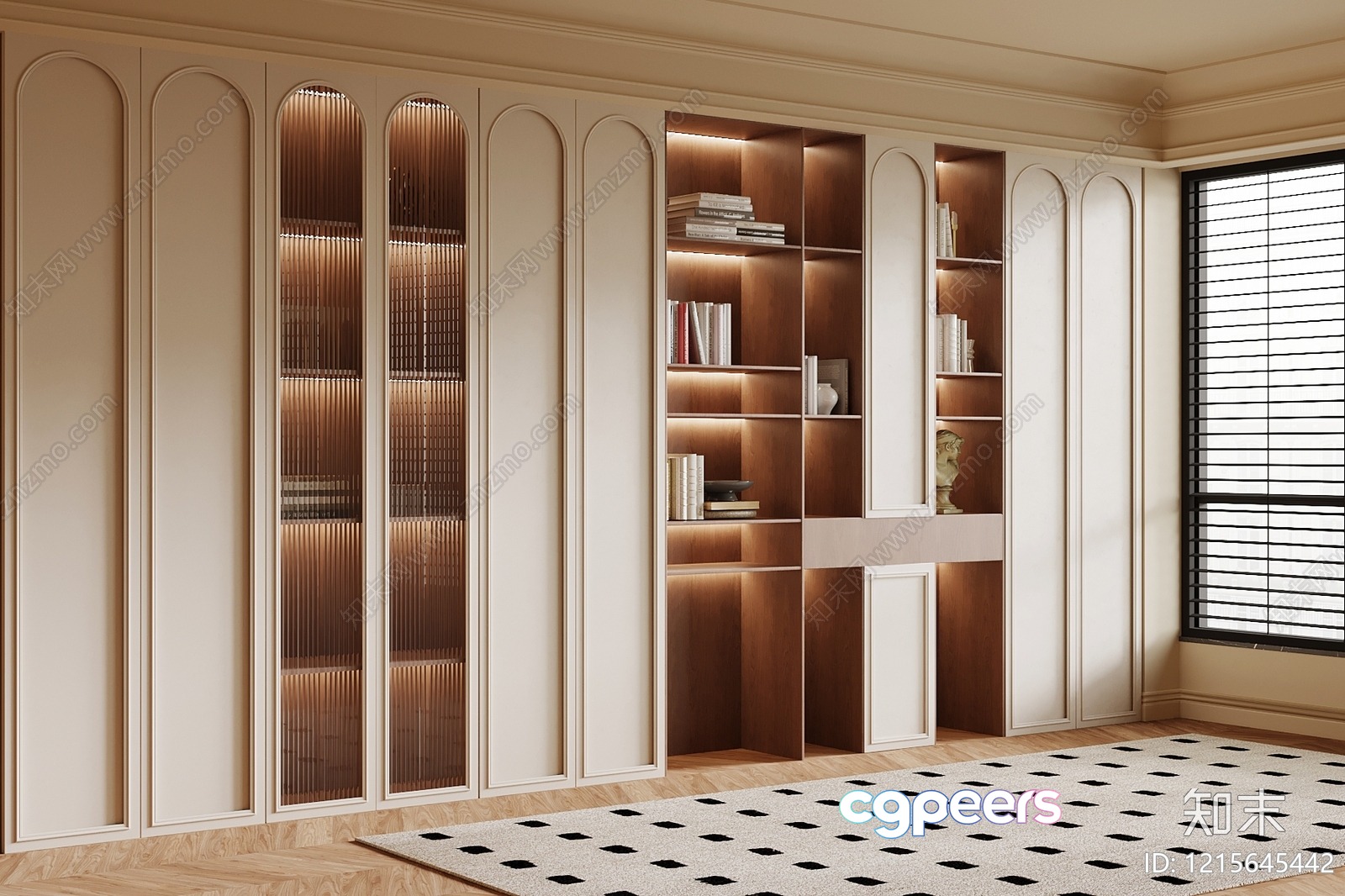 Modern Living Room 3D Model - 11946 - VRAY Render