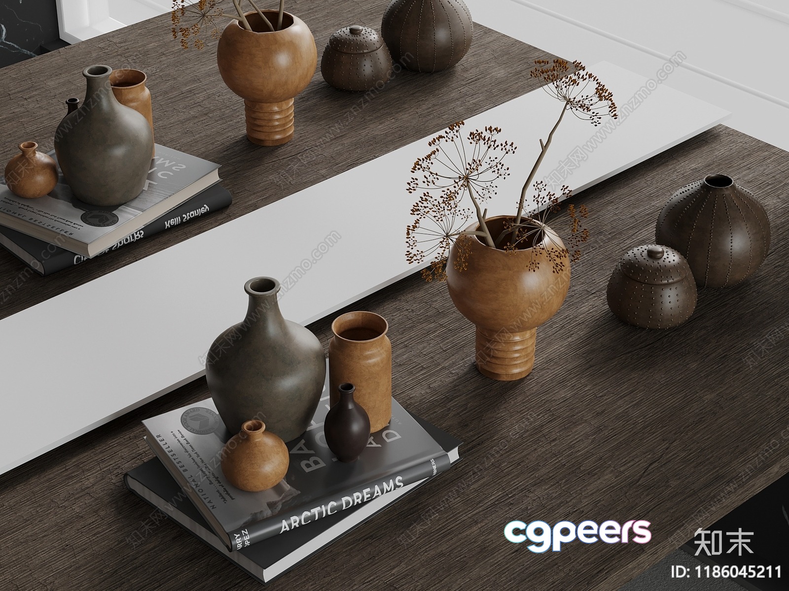 Modern Home Decor 3D Model - 14726 - VRAY Render