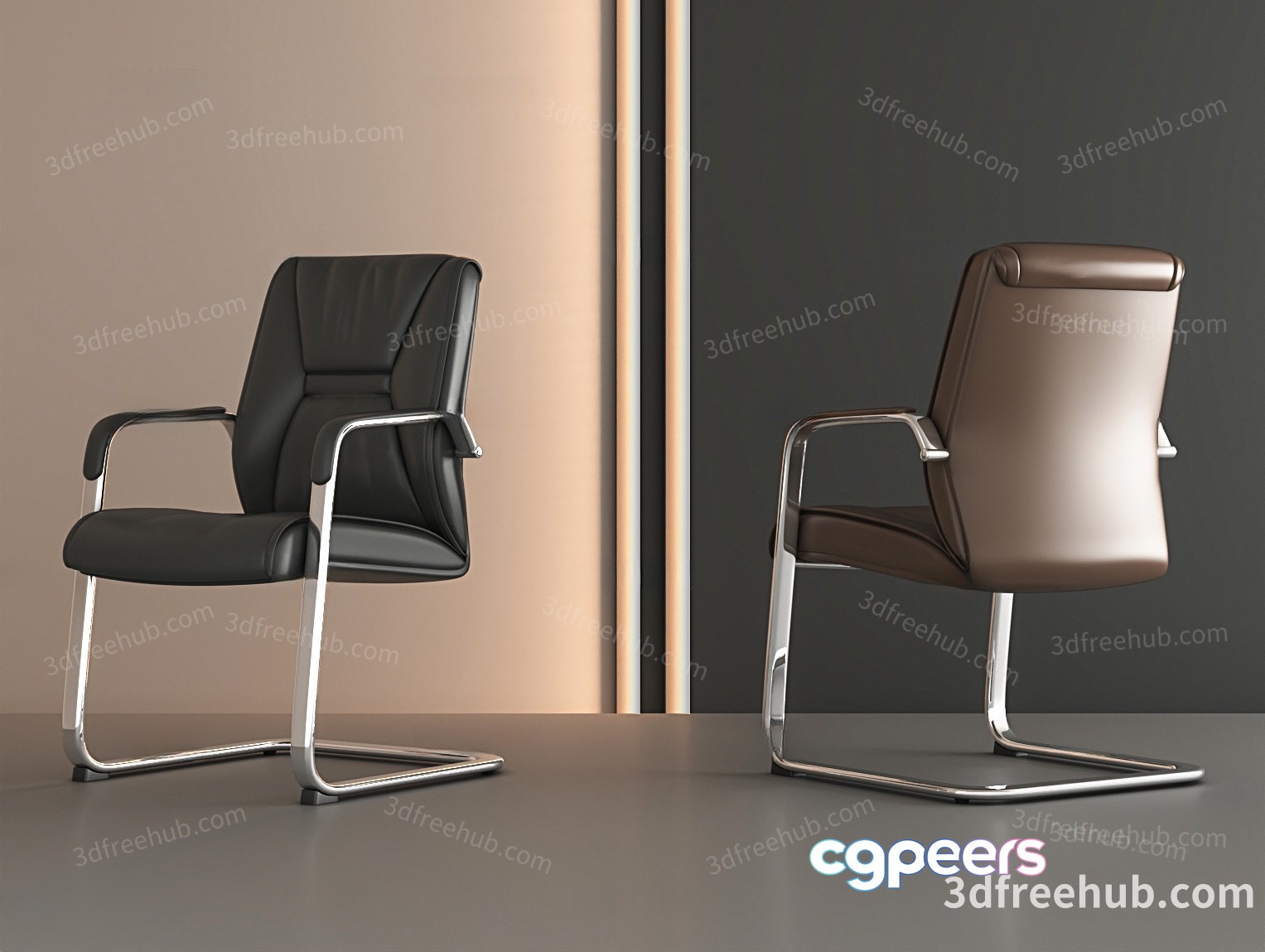 Modern Office Chairs 3D Model - 21958 - VRAY Render Modern Office Chairs 3D Model - 21958 - VRAY Render