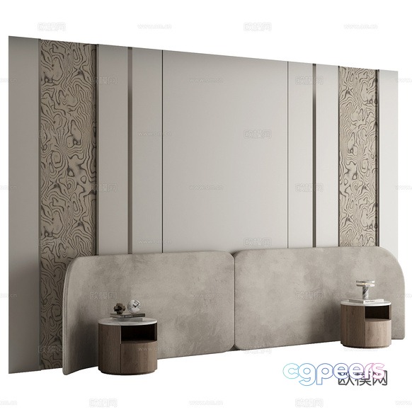 Modern Bedroom Furniture 3D Model - 13918 - VRAY Render