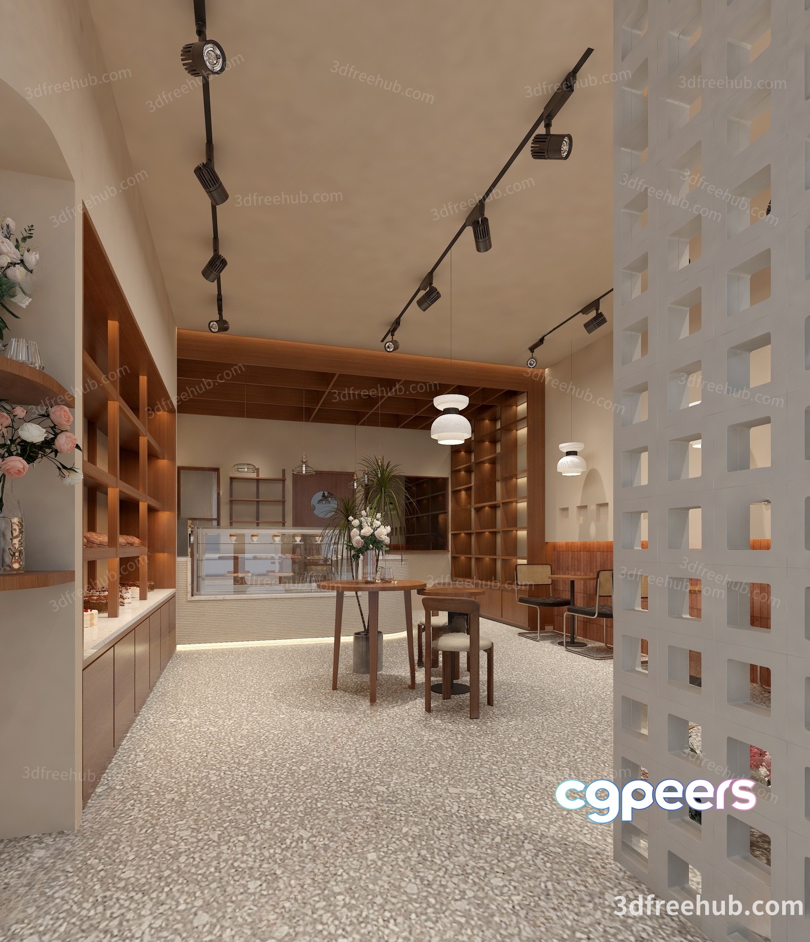 Cozy Modern Interior 3D Model - 18705 - VRAY Render