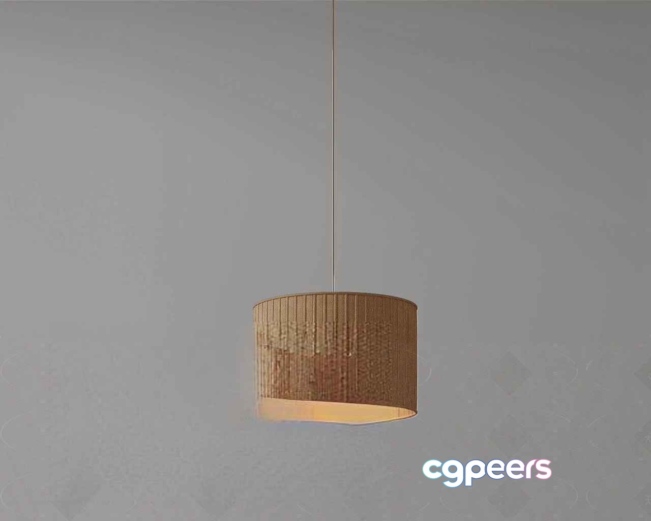 Gold Light Fixture 3D Model - 5641 - VRAY Render