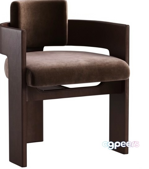 Modern Brown Chair 3D Model - 19612 - VRAY Render