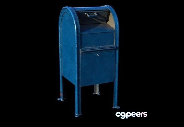 3D Game Assets - Mailbox mail box Low-poly 3D Game Assets - Mailbox mail box Low-poly