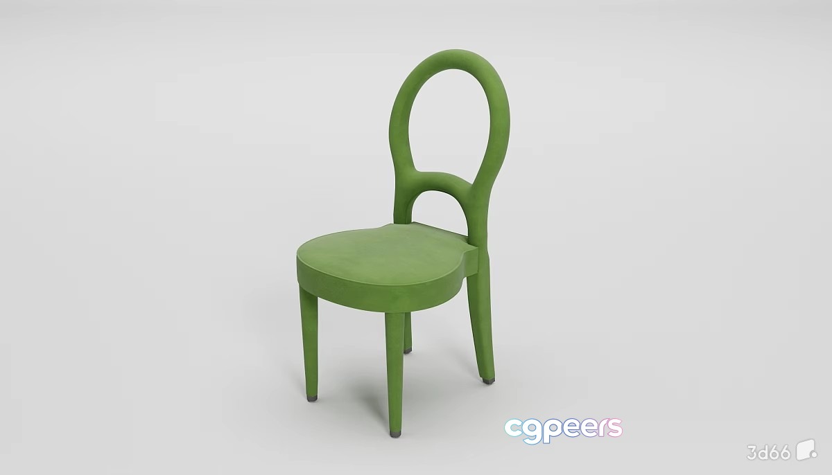 Green Chair 3D Model - 22739 - VRAY Render