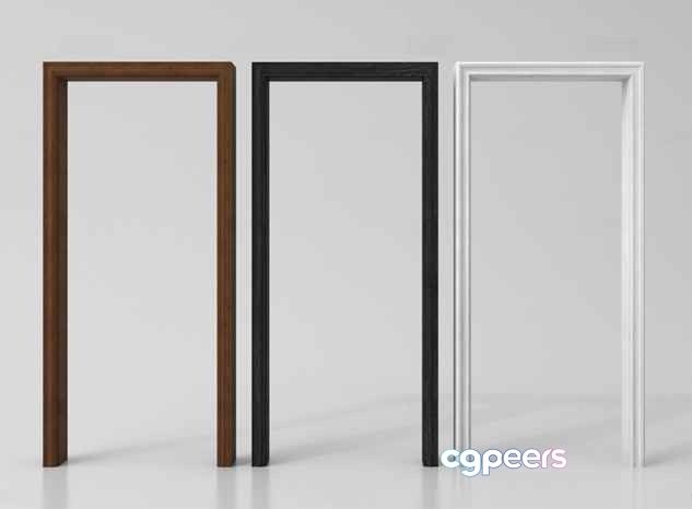 Modern Door Frames 3D Model - 12692 - VRAY Render Modern Door Frames 3D Model - 12692 - VRAY Render