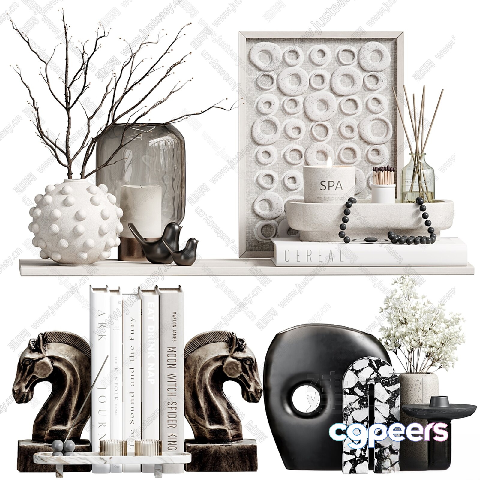 Modern Home Decor 3D Model - 16796 - VRAY Render