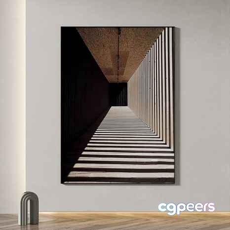 Abstract Artwork 3D Model - 3121 - VRAY Render
