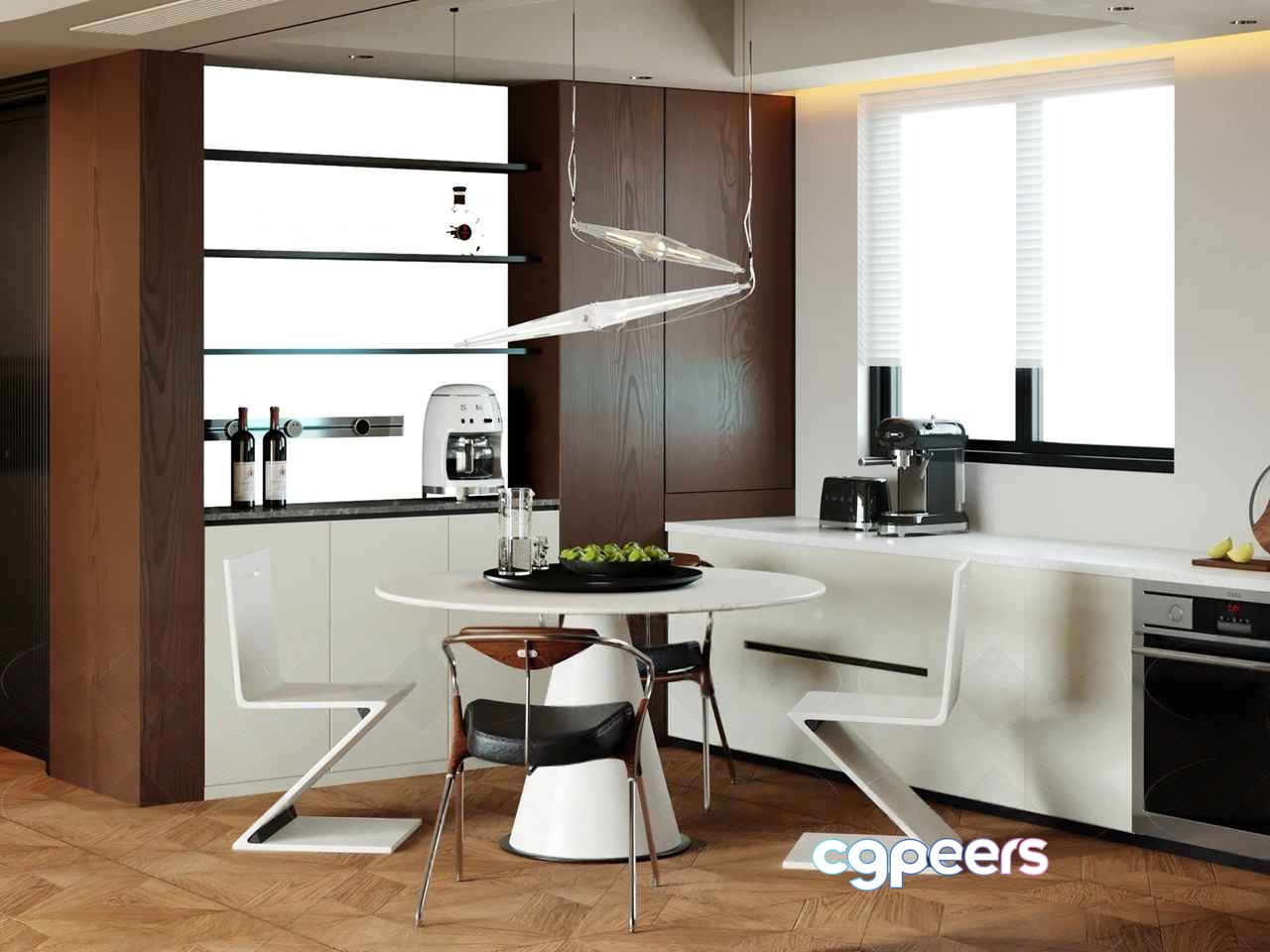 Modern Kitchen 3D Model - 19722 - CORONA Render
