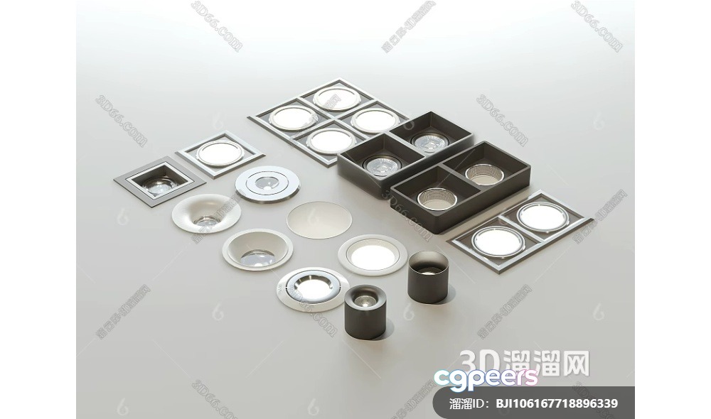 Modern Light Fixtures 3D Model - 14546 - CORONA Render