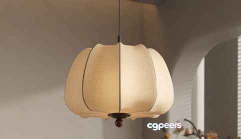 Light Fixture With A Modern Design 3D Model - 3610 - VRAY Render