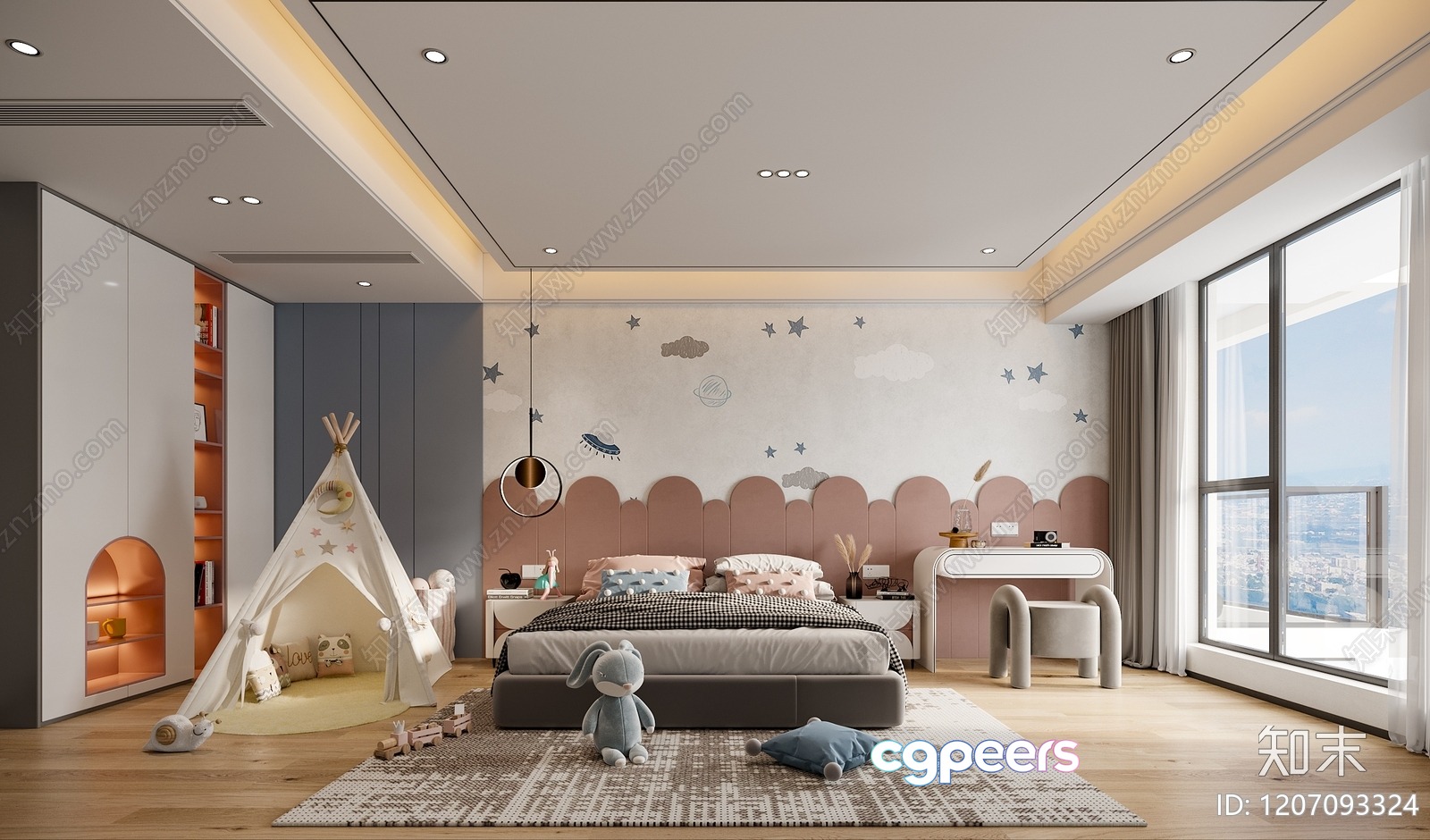 Cozy Children'S Bedroom 3D Model - 13804 - CORONA Render