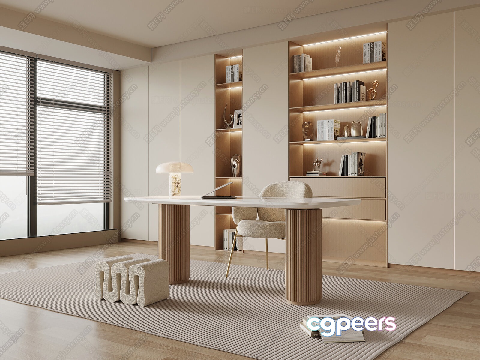 Modern Office Space 3D Model - 14339 - VRAY Render Modern Office Space 3D Model - 14339 - VRAY Render