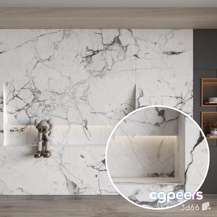 Modern Marble Wall 3D Model - 22068 - VRAY Render Modern Marble Wall 3D Model - 22068 - VRAY Render