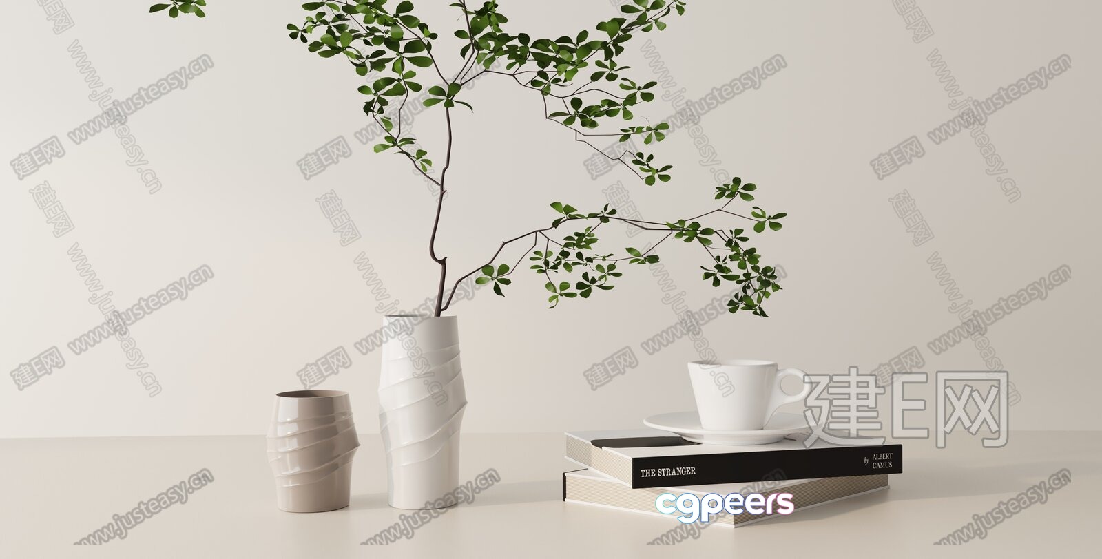 Minimalist Interior Design 3D Model - 2884 - VRAY Render