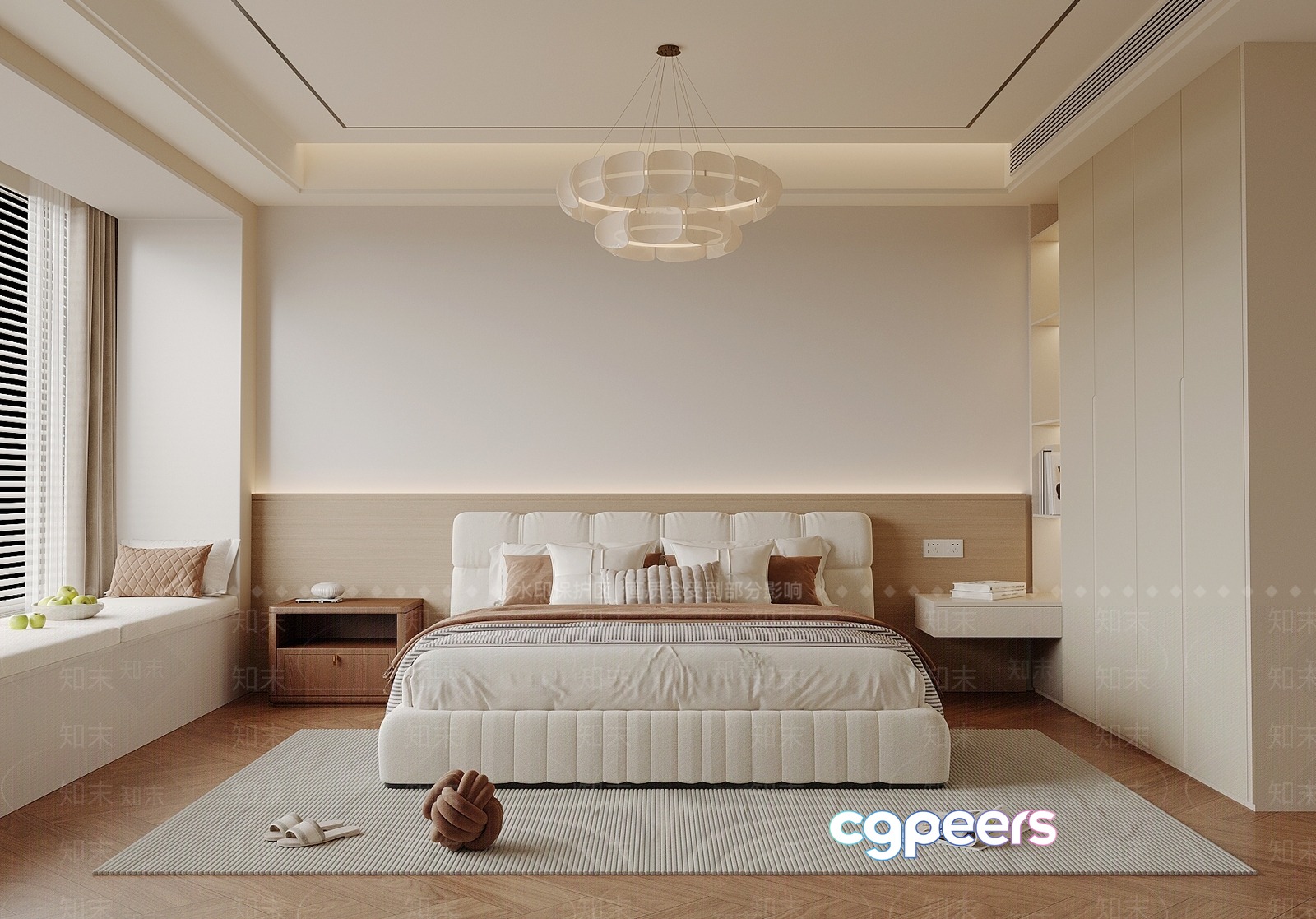 Cozy Bedroom 3D Model - 14563 - VRAY Render Cozy Bedroom 3D Model - 14563 - VRAY Render
