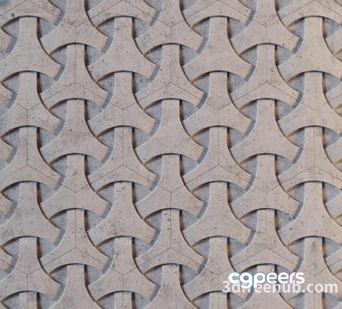 A 3D Floor Design 3D Model - 19890 - VRAY Render